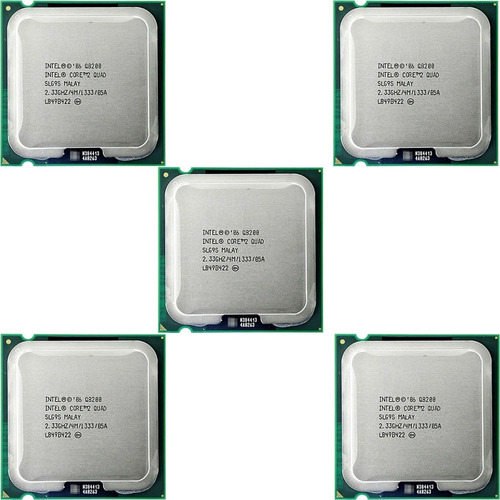 Kit 5 Processadores Core 2 Quad Q8200 2,33ghz 4m Fsb 1333