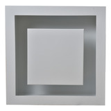 13x Plafons Embutir Branco 40x40 Soquetes G9