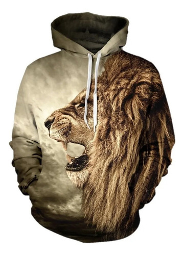 A Sudaderas Con Capucha Rey León Simba Diseño Impresión 3d