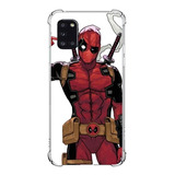 Capa Capinha Proteção Anti Shock Desenho Deadpool 