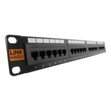 Patch Panel Linkmade 24-rj45 Cat5e Utp 1u Clickbox