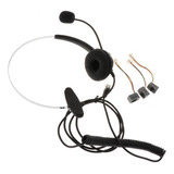 5 Centro De Llamadas Plug Headset Micrófono Con