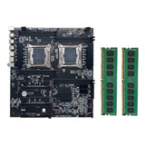 Placa Base X99 De Doble Socket Lga2011-3 Placa Base De Doble