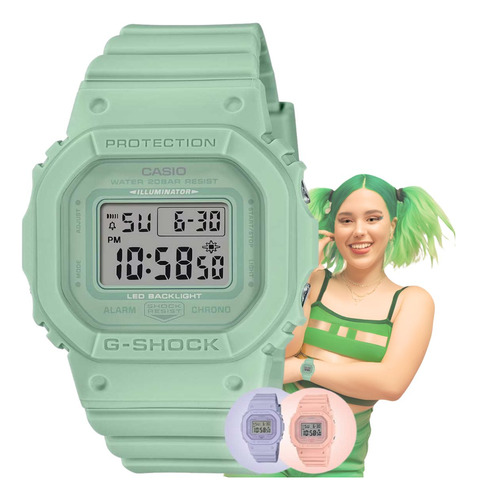 Relógio De Pulso Casio G-shock Feminino Digital Gmd-s5600ba