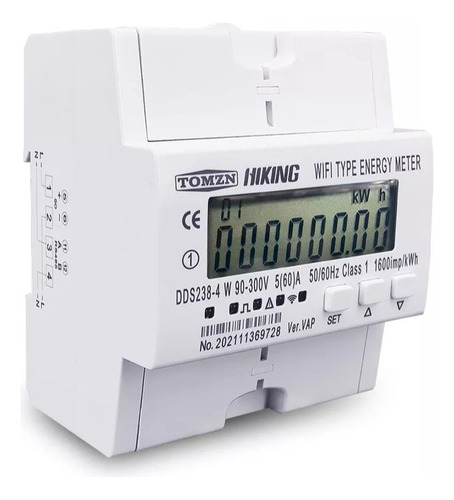 Medidor De Energía Kwh, Paneles Solares 110/220vac Wifi