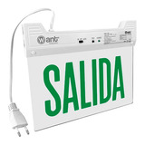 Señal De Salida Led De Emergencia Transparente Certificada