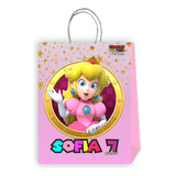 Bolsas Dulceras Personalizadas Princesa Peach  Mario + Eti.
