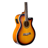 Guitarra Electroacústica Deviser L-706 Sunburst Funda