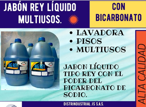 Jabon Rey Liquido Galon - L a $7