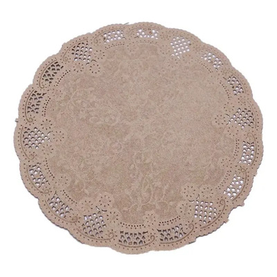 Blonda Mantel Bajo Plato Papel Cafe Kraft 100pzas 30cm #12 | MercadoLibre