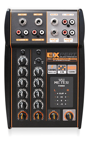 Mixer Consola Ecualizador Expert 4 Bandas Para Auto 12v Mx1