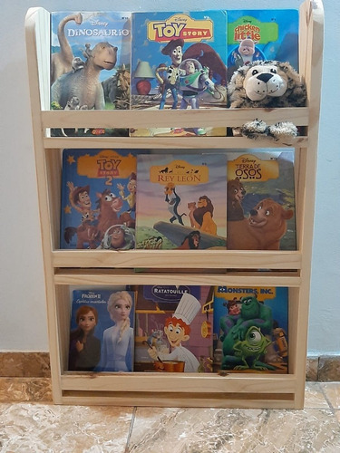 Biblioteca Infantil Estilo Montessori  3 Estantes 