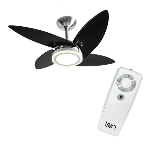 Ventilador De Teto Azzam Led 220v Com Controle Remoto Tron