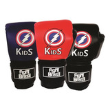 Par Luva Kickboxing Muay Thai Boxe Infantil Kids