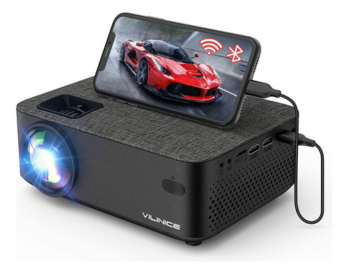 Mini Proyector Bluetooth Wifi 7500l Y Compatible Con 1080p