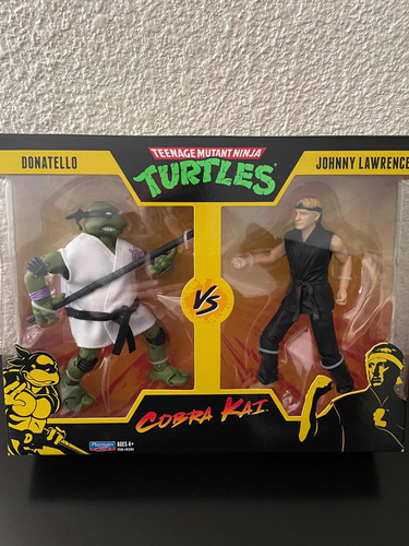 Tortugas Ninja Vs Cobra Kai Leonardo Y Johnny Lawrence