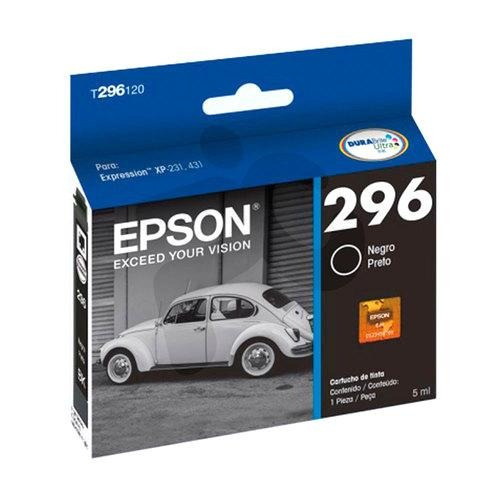 Cartucho Epson Modelo 296 Negro, Para Xp-231, Xp-431