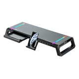 Base Stand Para Monitor Y Laptop J&r Brjr-016 Rgb 