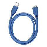 Cable Usb-a A Micro Usb 3.0 Disco Externos Netbook R8 Color Negro