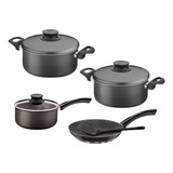 Set Batería De Cocina Olla Sartén Tramontina Paris 8 Piezas