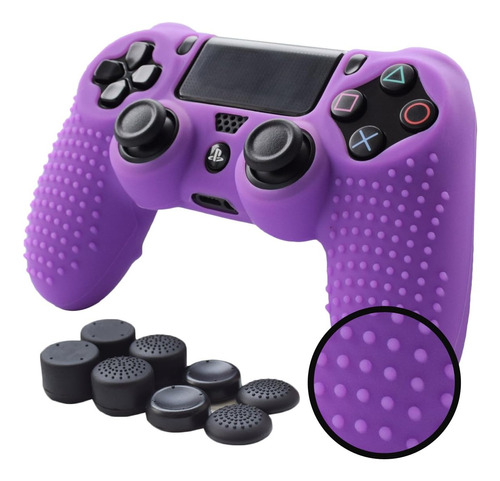 Funda Joystick Ps4 Grip Pandaren Violeta