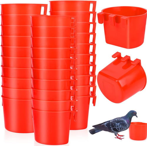 50 Tazas En Jaula Comedero Para Pajaros Y Pollo Tazas De Agu