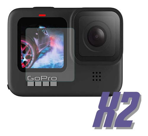 Film Hidrogel Para Go Pro Hero 9 Action Small Screen X2