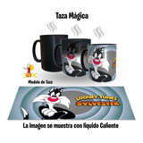 Taza Magica De Ceramica 320 Ml, Modelo, El Gato Silvestre