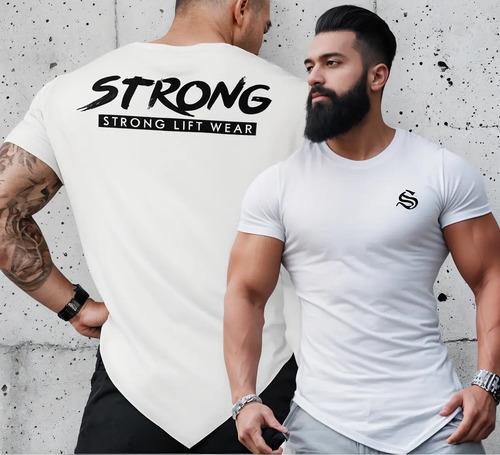 Playera Deportiva Casual Slim Fit Ajuste Perfecto 4034 Xsh