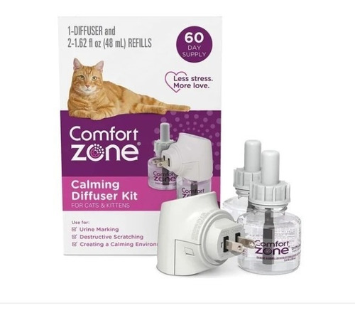 Kit De Difusor Comfort Zone Para Calmar Gatos | Fórmula Calm