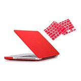Funda Compatible Con Macbook Pro 13  A1278 - Rojo.
