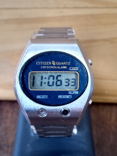 Reloj Citizen Quartz Crystron Alarm 