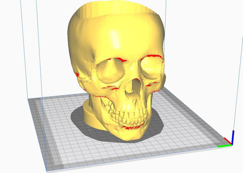 Calavera Humana Mate X2 Archivo Stl Impresion 3d 