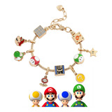 Pulsera Brazalete Super Mario Bros Y Personajes 