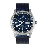 Seiko 5 Snzg11j1 - Reloj Automático Para Hombre, Esfera Azul