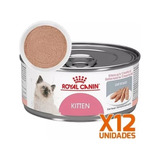 12 X Royal Canin Latas Gatito Kitten 145gr. Dps