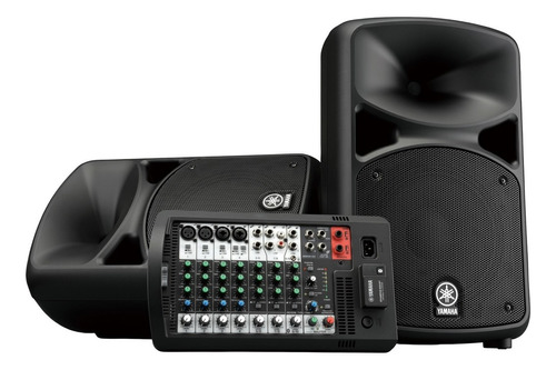 Sonido Portatil Yamaha Stagepas600bt Bafles Activos Y Mixer