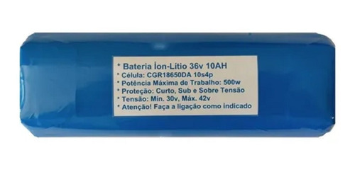 Reparo Bateria Garrafa Litio 36v 10ah + Carregador