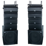 Kit Ativo Line Array 18x 3 + Sub 18 4 Caixas 3000w Vla3000