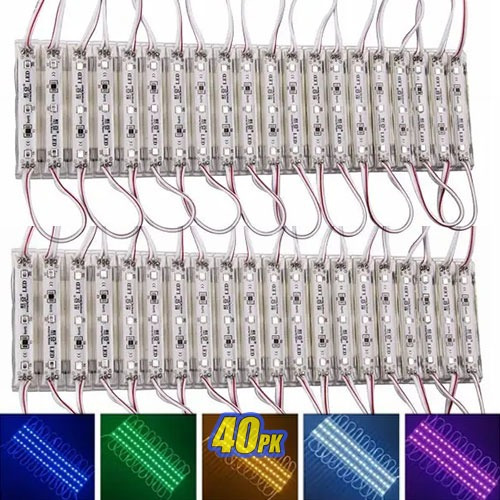 Módulo Led 12v Impermeable 3 Luces 5054 Patch