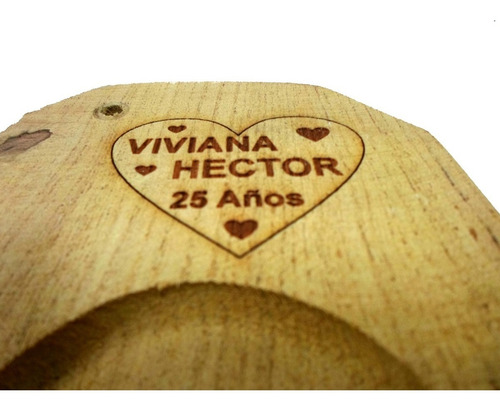 Tablas Picadas 2 Cavidades Premium C/ Grabado Idea Souvenir