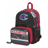 Champion Mochila Con Lonchera Diseño Estampado Original