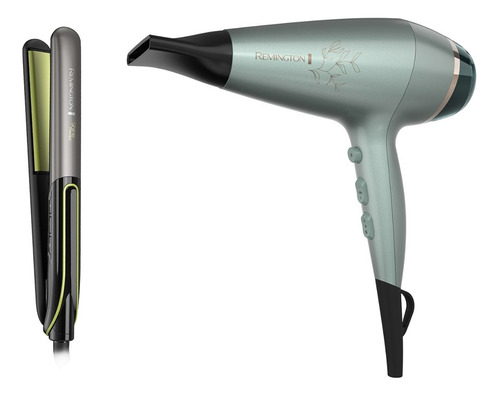 Combo Remington Planchita S12a + Secador De Pelo D27a