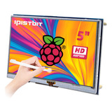 Pantalla Ipistbit 5 Raspberry Pi, Monitor De Pantalla Táctil