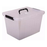 Caja Cajon Organizador Transparente Plastico Con Tapa 