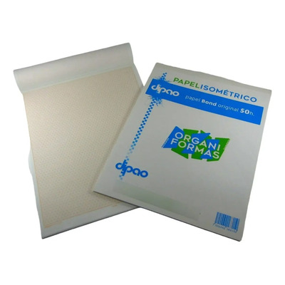 Block De Papel Isometrico Carta 50 Hojas Arte Dibujo Escolar Color Naranja claro | MercadoLibre