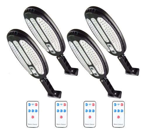 Pack Focos Solar Exterior Luz Led Lampara Sensor Movimiento