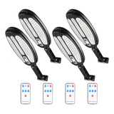 Pack Focos Solar Exterior Luz Led Lampara Sensor Movimiento