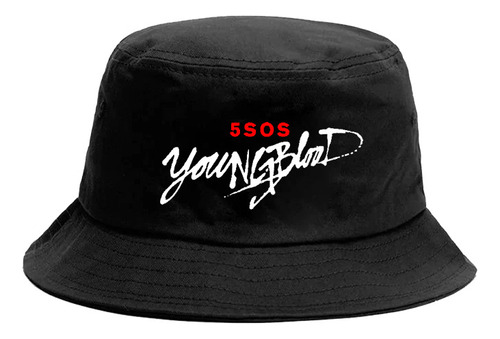 Gorro Bucket Hat 5 Seconds Of Summer Youngblood Estampado