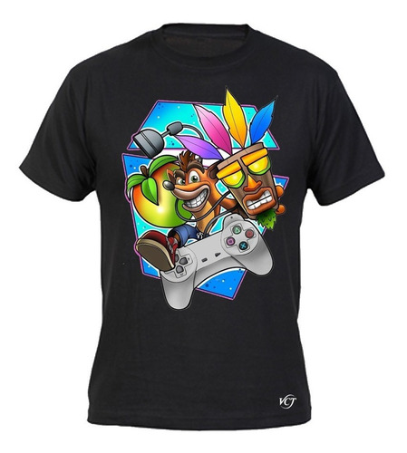 Polera Estampada Crash Bandicoot